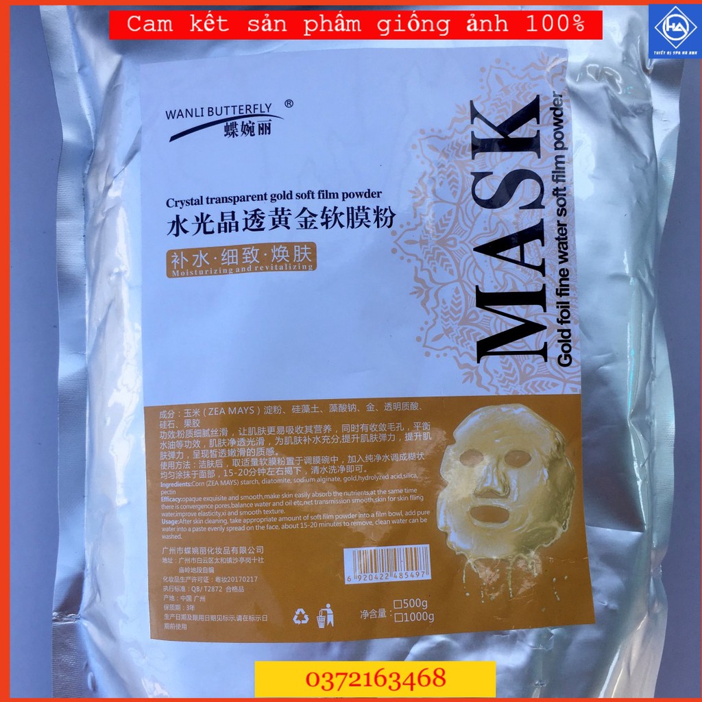 Bột mặt nạ dẻo SÂM VÀNG dưỡng da làm trắng da (Mat Na Sam Vang)
