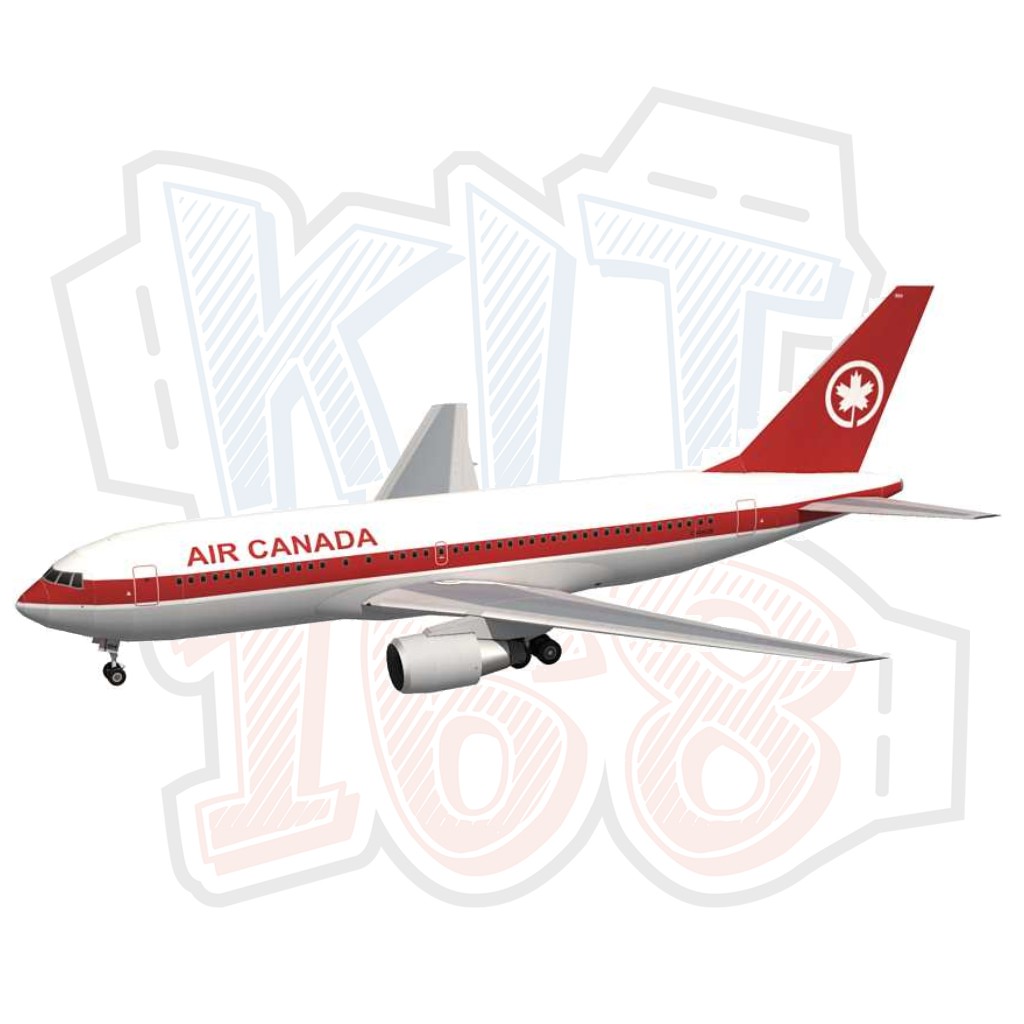 Mô hình giấy máy bay boeing 767-200 air canada