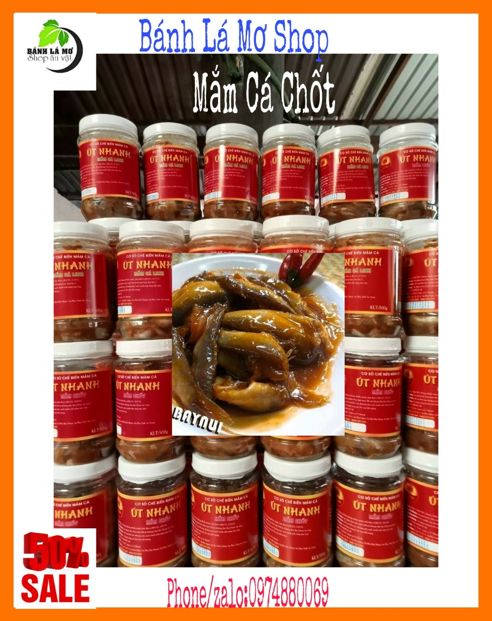 (Freeship) 1kg Mắm cá chốt Châu Đốc Loại đặc biệt thơm ngon