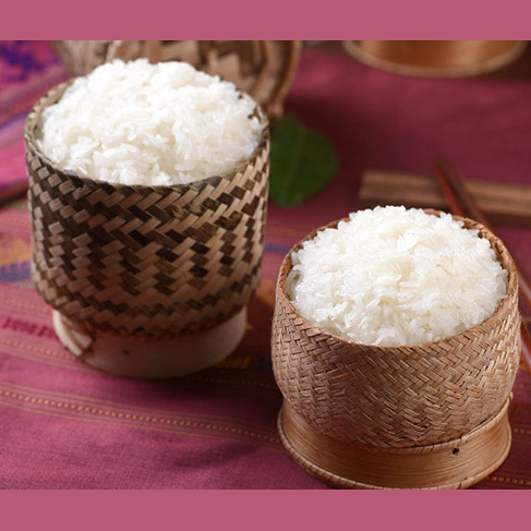 Bộ típ tre đựng xôi Lào Thái Lan กระติ๊บใส่ข้าวเหนียว