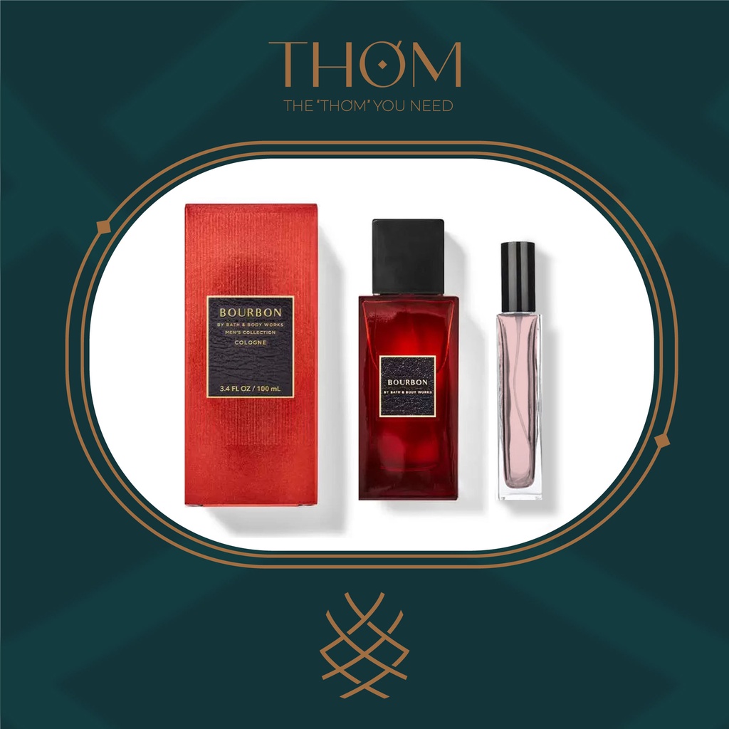 NƯỚC HOA NAM BATH & BODY WORKS EAU DE COLOGNE - BOURBON