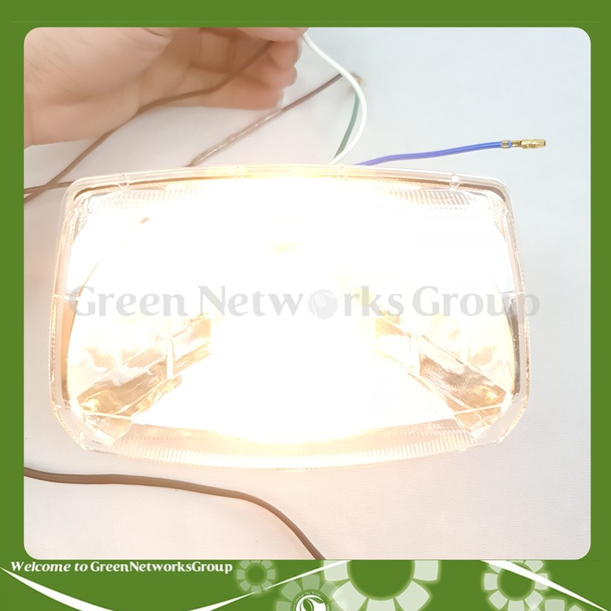 [HCM]Chóa đèn pha bóng Halogen cho xe Dream Đầu Bằng Greennetworks