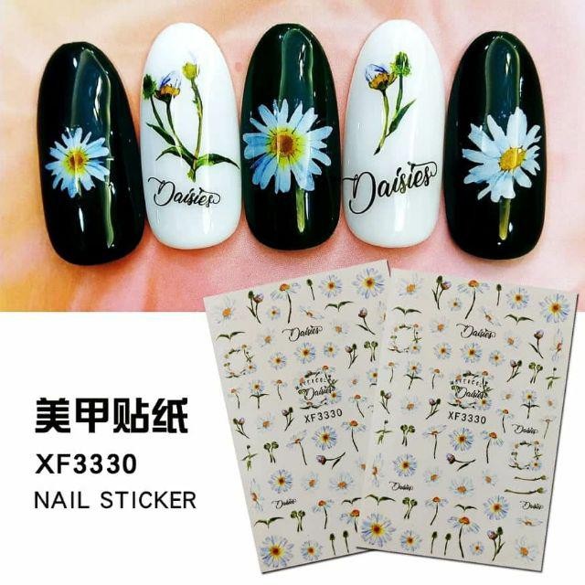 Hình dán Sticker dán móng tay Nail mẫu mới 2020