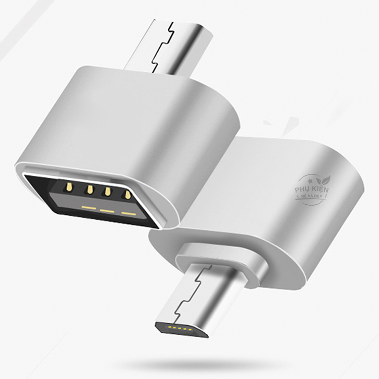 [HCM]Đầu chuyển đổi từ USB 2.0 sang Micro USB (Trắng)