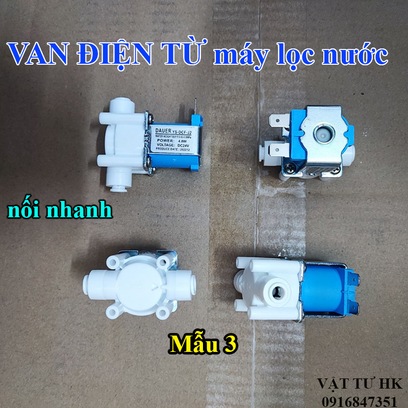 Van từ máy lọc nước RO - Van điện từ - Valve nối nhanh hàng [Mới