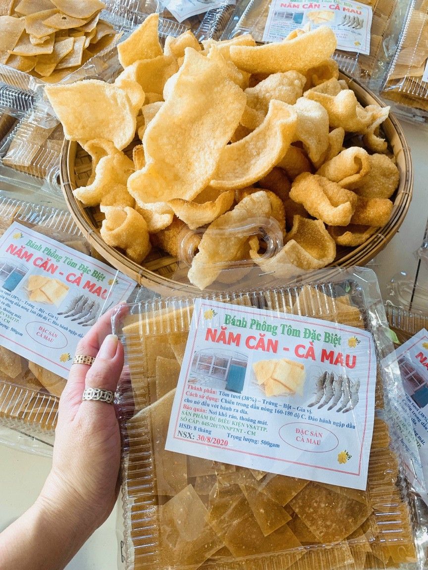 Bánh phồng tôm Sóc Trăng 500g