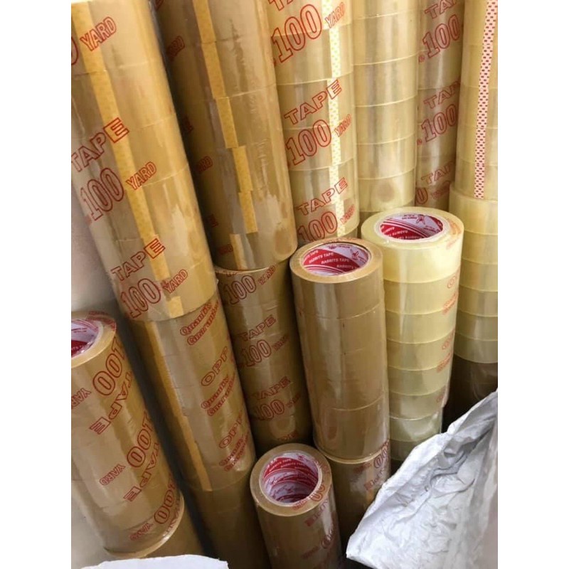Băng keo gói hàng cuộn ĐỤC 100yard