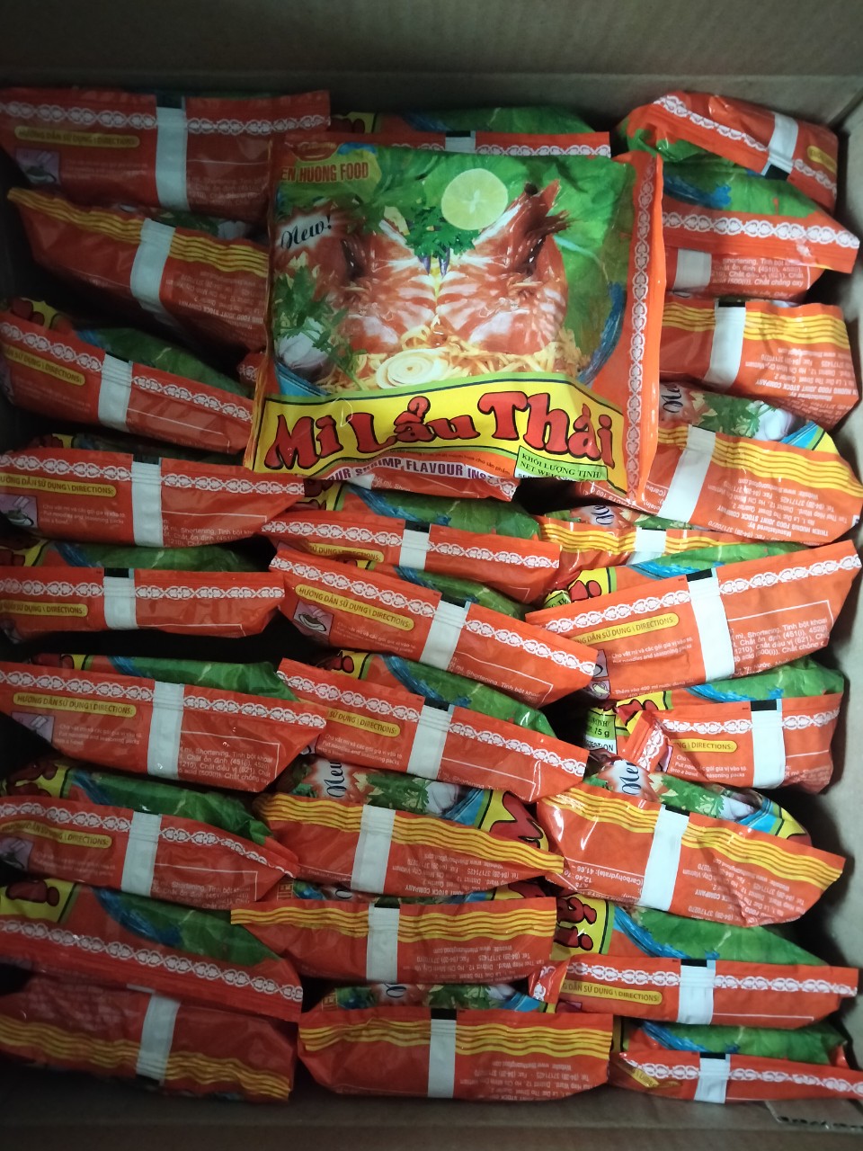 Thùng 30 gói Mì Lẩu Thái 75gr