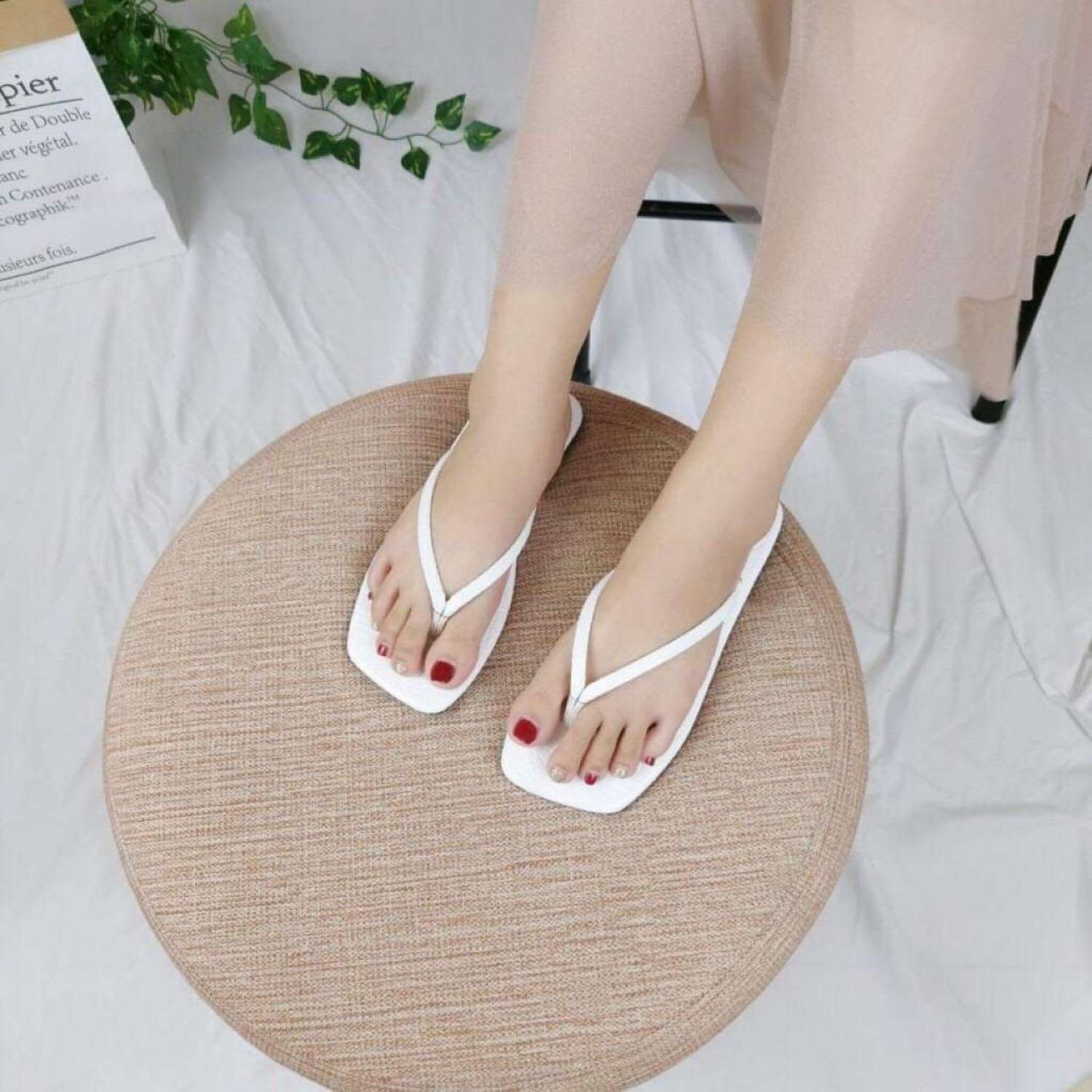 Dép Kẹp Xỏ Ngón Vân Rắn