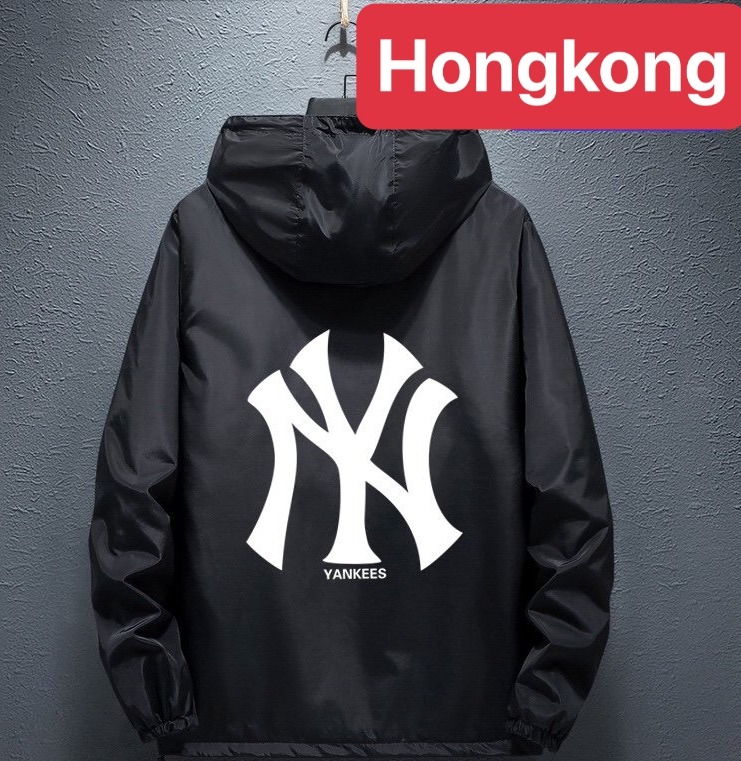 ÁO KHOÁC DÙ NHẸ NAM NỮ ĐA NĂNG 2 LỚP CHỐNG NẮNG IN CHỮ NY  2 TÚI CÓ DÂY KÉO MẪU MỚI NHẤT 2023 - HONG KONG FASHION