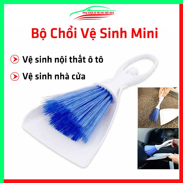 Bộ chổi xẻng mini vệ sinh nội thất điều hòa ô tô, nhà cửa tiện lợi