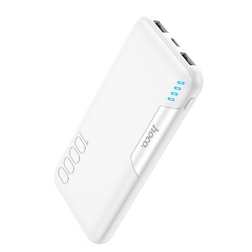 Pin sạc dự phòng hoco j82 siêu mỏng 10000mah max 2a tích hợp 2 input typec và microusb - nhất tín computer