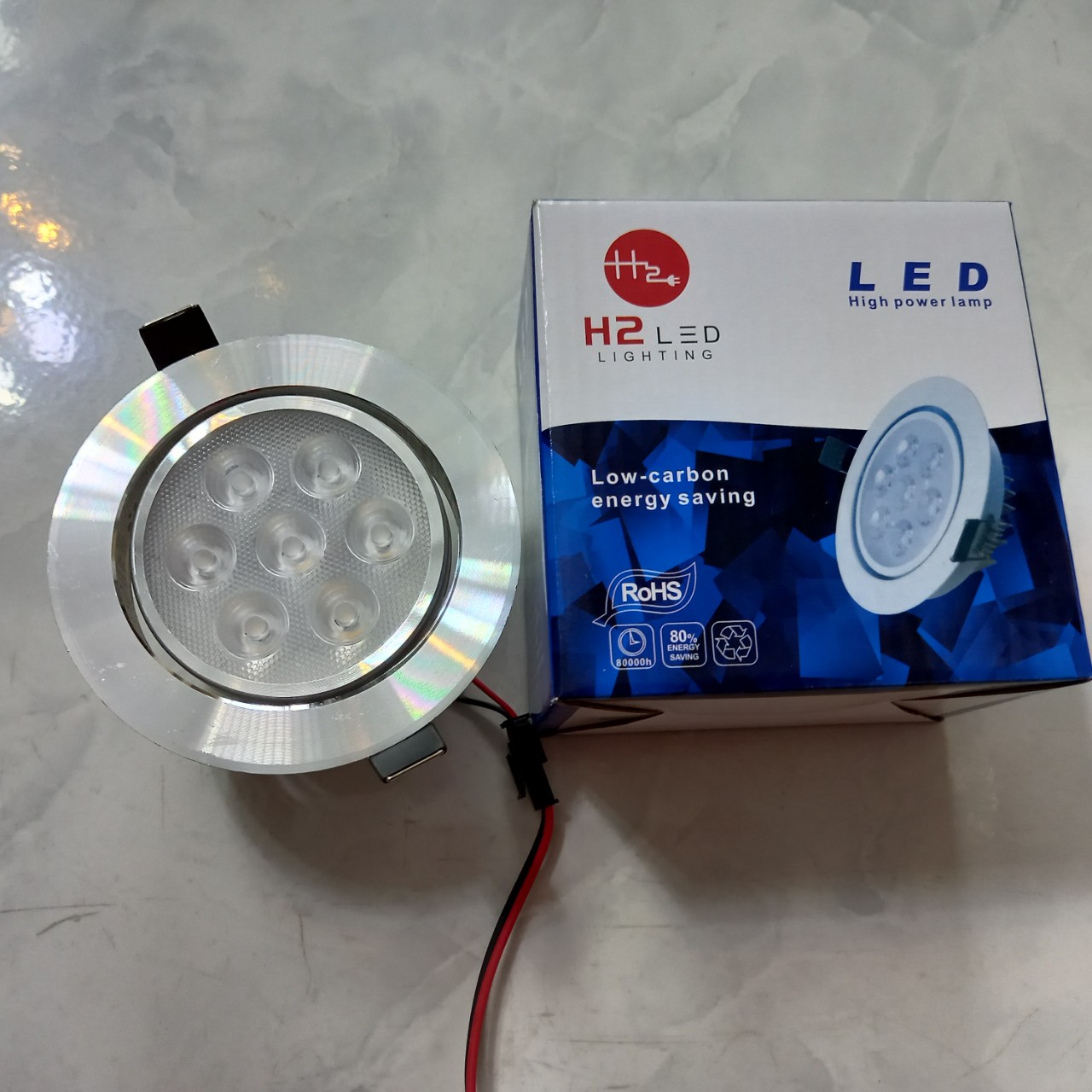 Đèn led âm trần mắt ếch 7W chiếu điểm