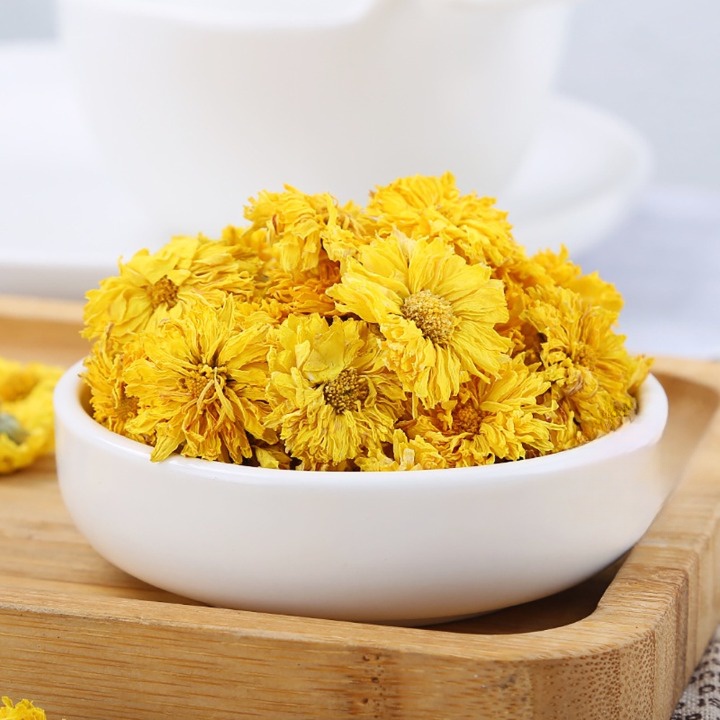 [ lᴏại 1 ] Trà hoa cúc vàng gói 100g (tặng 2 gói trà dưỡng nhan quý phi khi mua 100g)