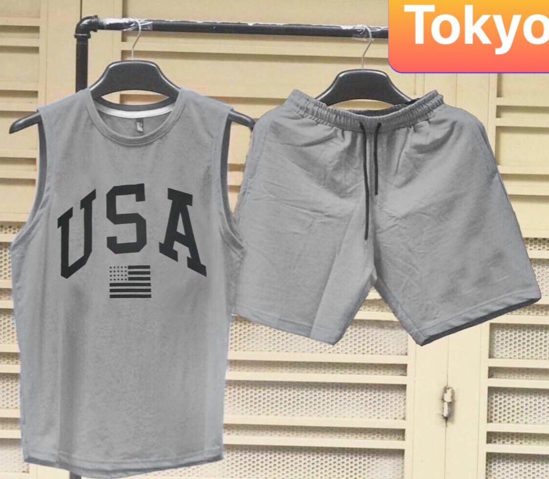 BỘ BA LỖ THỂ THAO USA NEW TẬP GYM VẢI THUN LẠNH NHẬP KHẨU NHẬT BẢN SIÊU MÁT KIỂU MỸ USA CAO CẤP - TOKYO FASHION