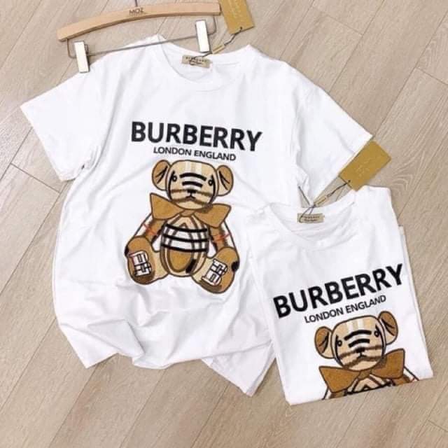 áo GẤU cặp đôi mẹ và bé trai bé gái gia đình 3/4/5 người nhóm siêu đẹp chất cotton mịn mát [ GIÁ 1 ÁO] đủ size 5 kí-90 kí