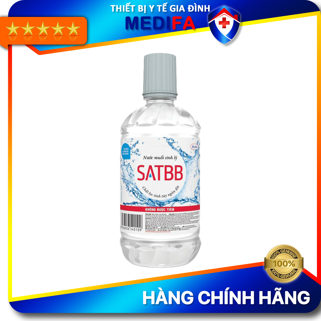 [Quà tặng không bán] Nước Muối Sinh Lý SATBB 500mL