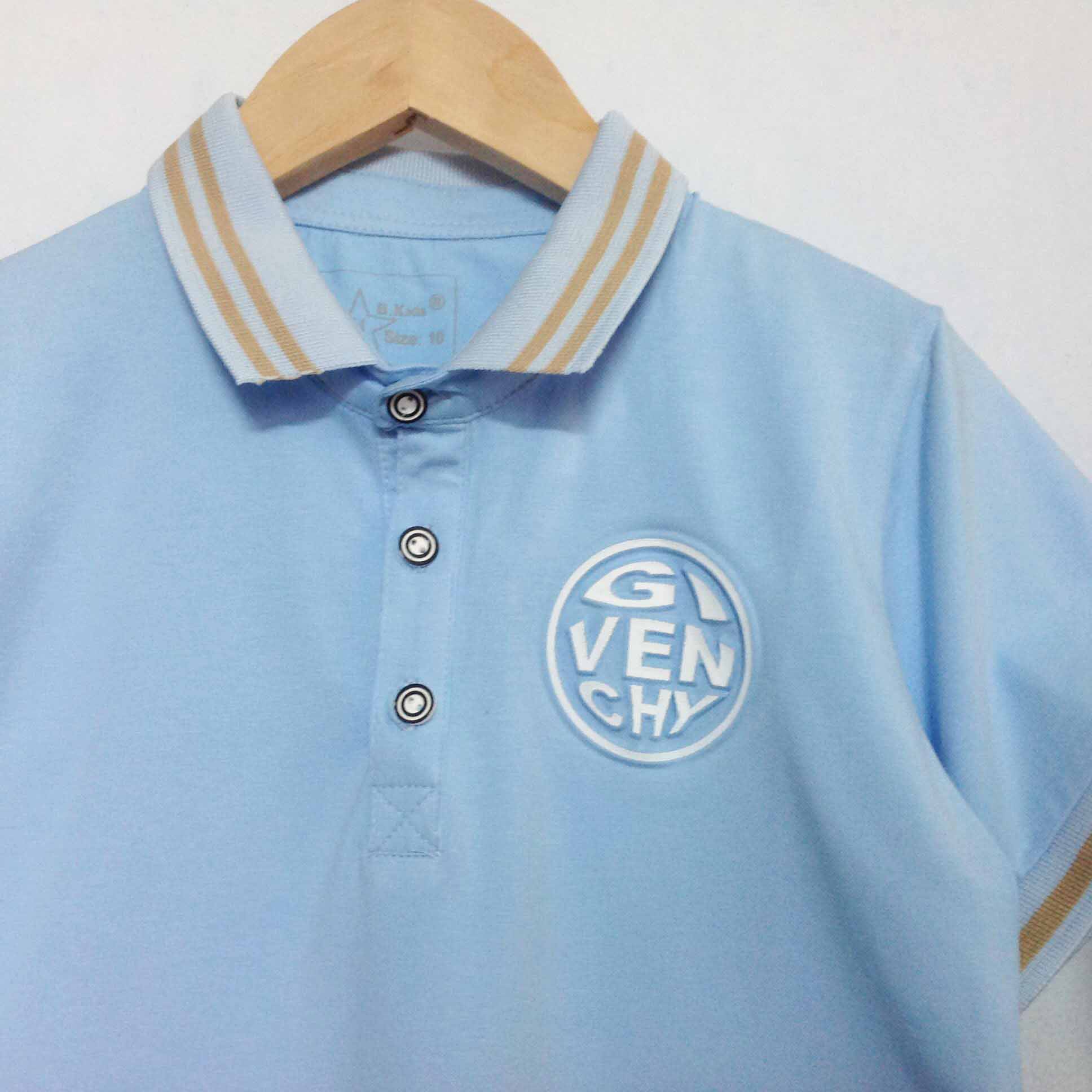 ÁO THUN CỔ TRỤ BÉ TRAI SIZE 23-45KG