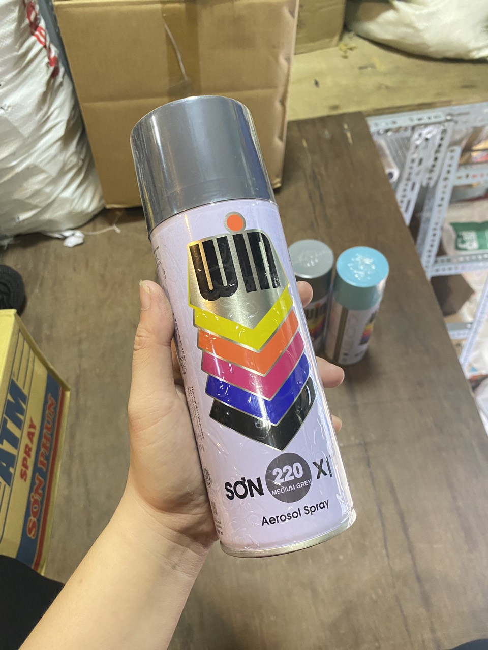 Sơn Xịt Win, Sơn Phun Xe Máy Đủ Màu 400ml