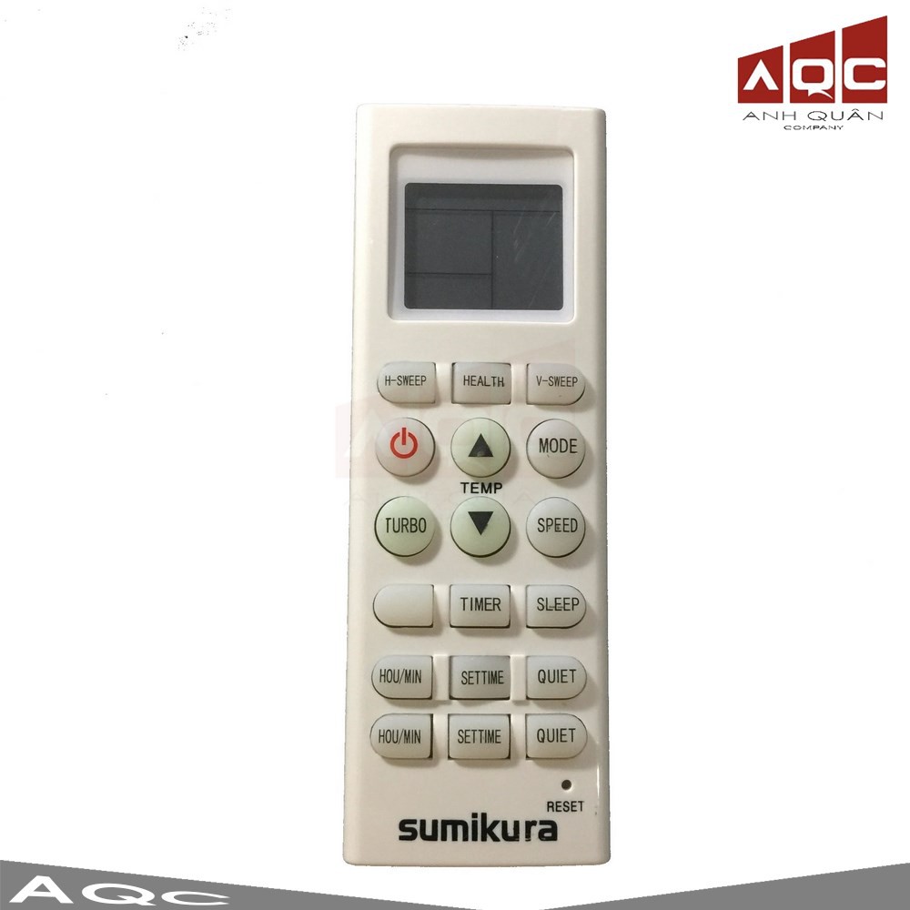 REMOTE ĐIỀU HOÀ SUMIKURA ĐA NĂNG LOẠI ĐẸP THAY THẾ CHO CÁC DÒNG ĐIỀU HOÀ MÁY LẠNH SUMIKURA