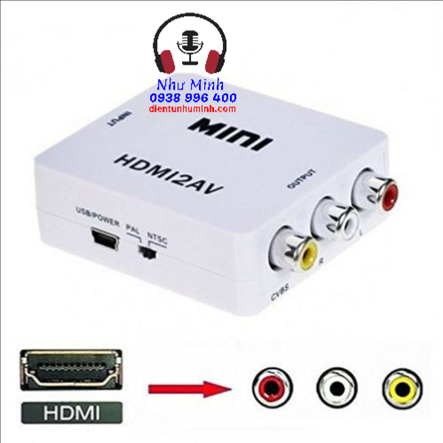 Bộ chuyển đổi tín hiệu MINI HDMI to AV