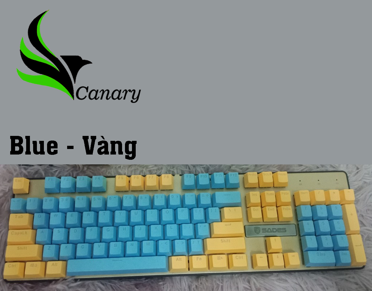 [HCM]Set nút bàn phím (Keycap) ABS xuyên led 104 nút