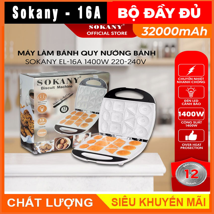 Máy làm bánh sokany