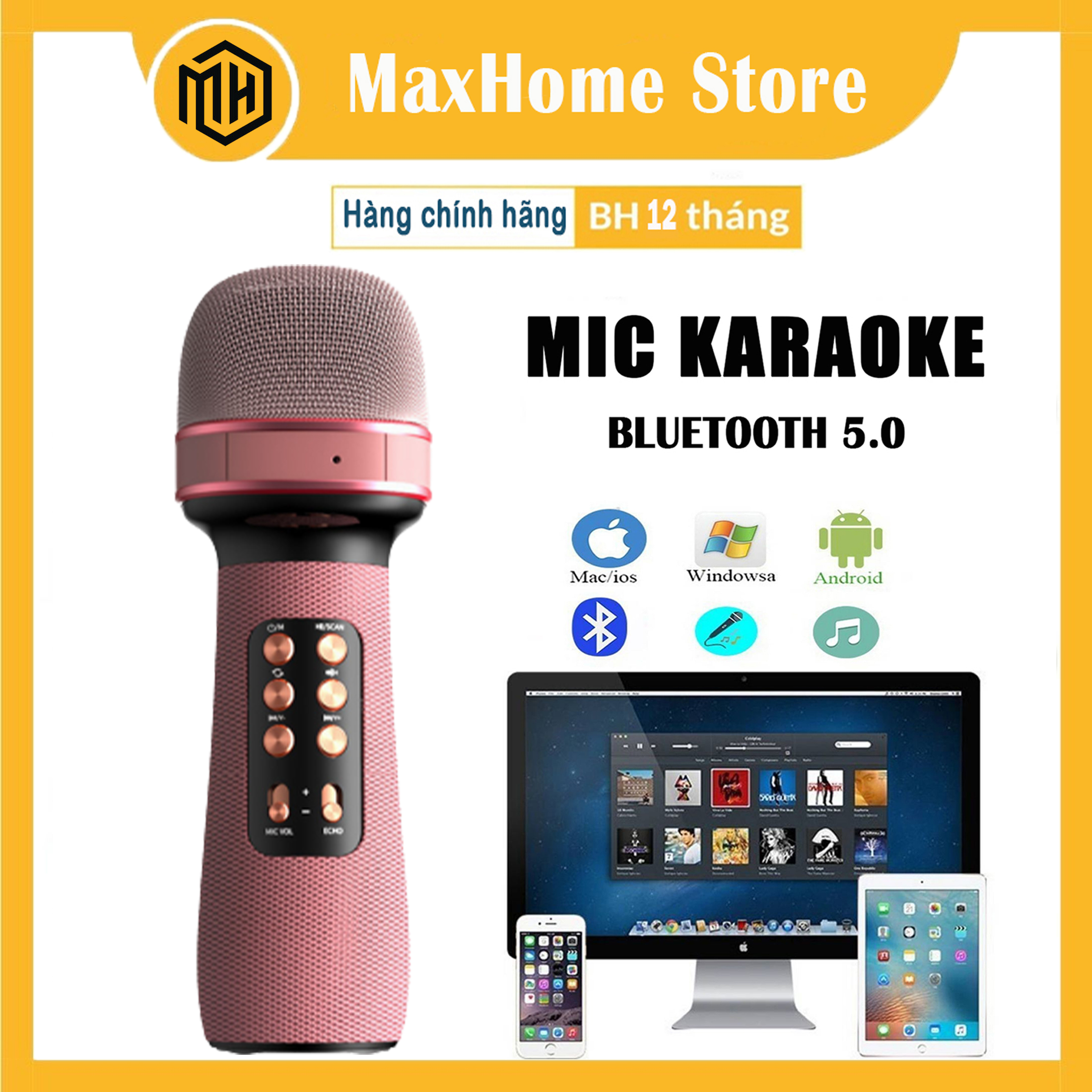 Micro hát karaoke bluetooth ws-898 bản cao cấp siêu hot - loa bluetooth kèm micro karaoke cầm tay mini công nghệ mới âm thanh cực hay - micro cầm tay bluetooth chính hãng, loa chất lượng cao - mic hát karaoke, livestream bán chạy 2022