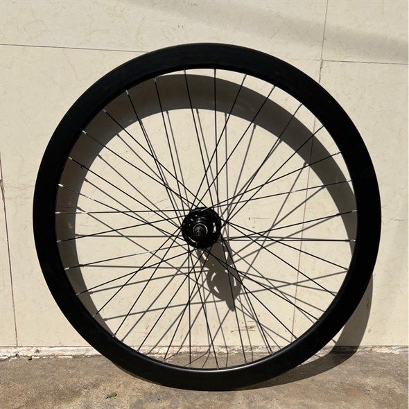 Bộ vành xe đạp Fixed Gear Hub XJ bạc đạn Đen 4cm