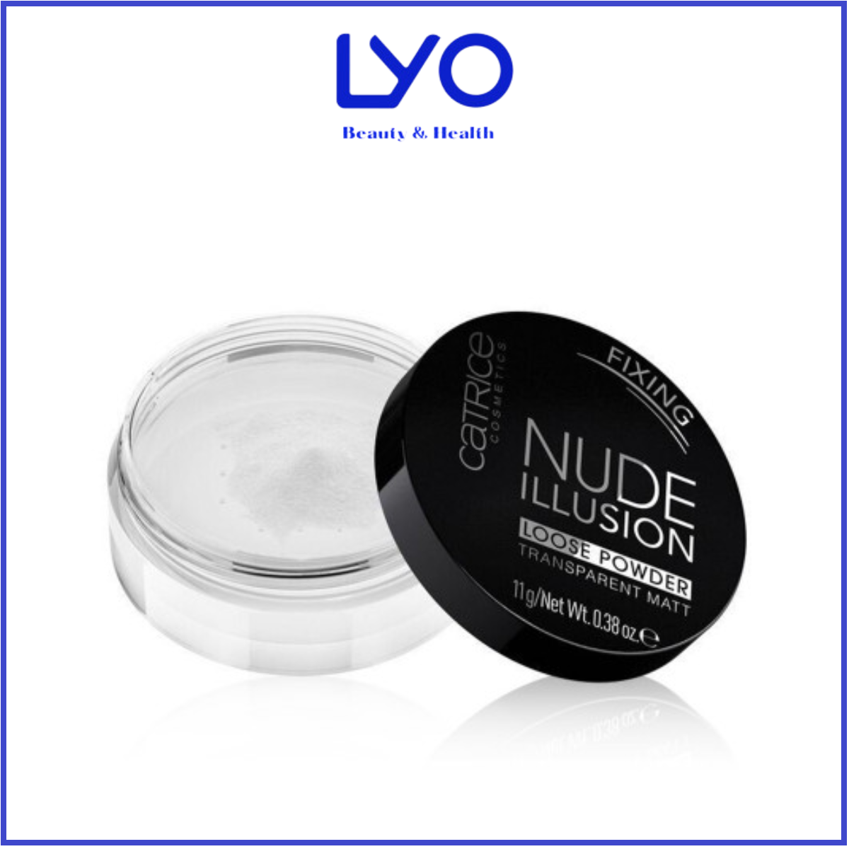 Phấn Phủ Bột Kiềm Dầu, Che Khuyết Điểm Catrice Nude Illusion Loose Powder Transparent Matt 11g
