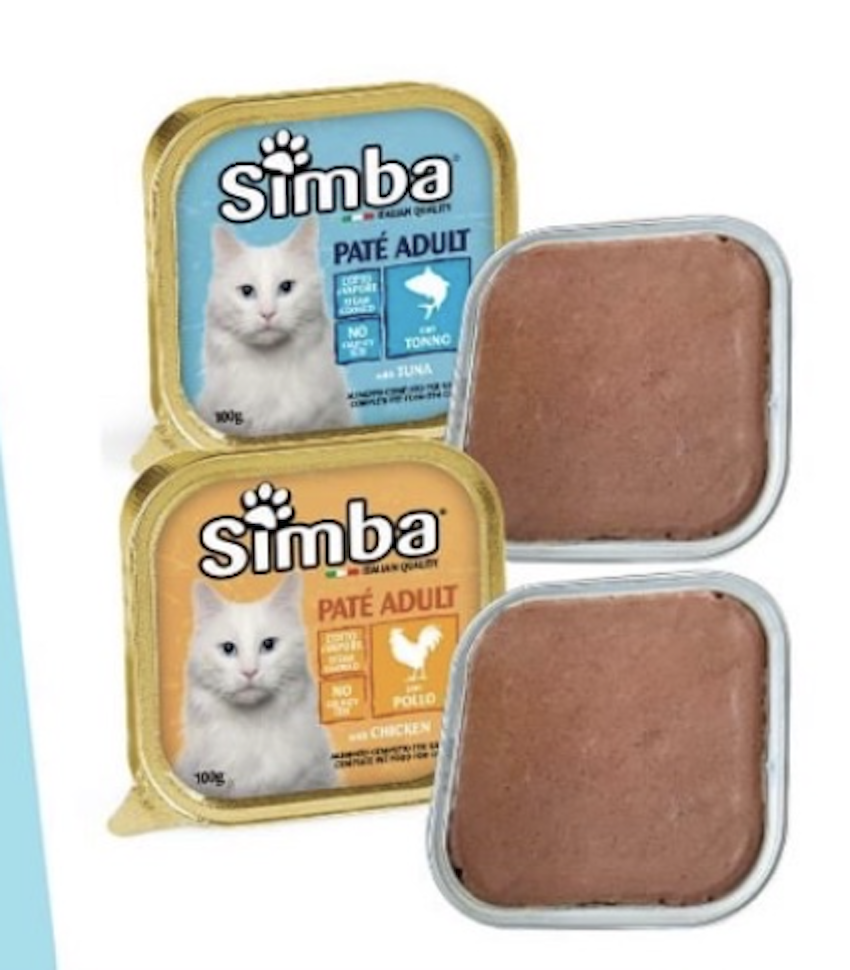 Pate Simba nhập Ý cho mèo các loại