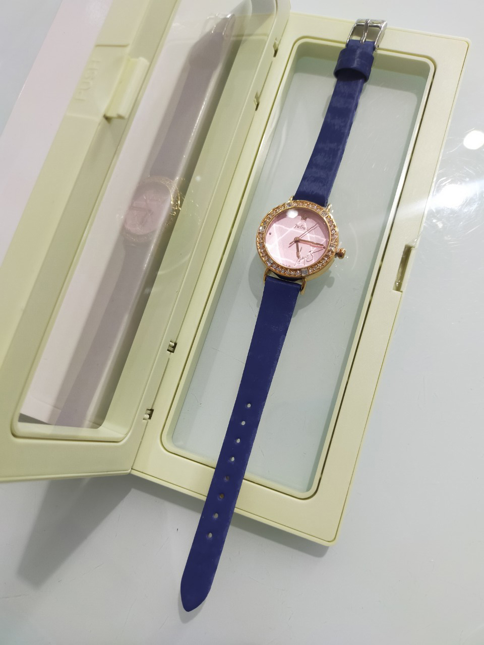 Đồng hồ nữ JA-823 Julius Hàn Quốc dây da