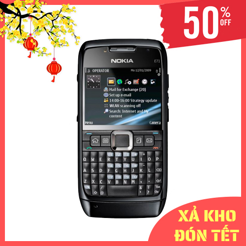[XẢ KHO THANH LÝ] Điện thoại cổ Nokia E71 vỏ kim loại (main zin - bh 1 năm)