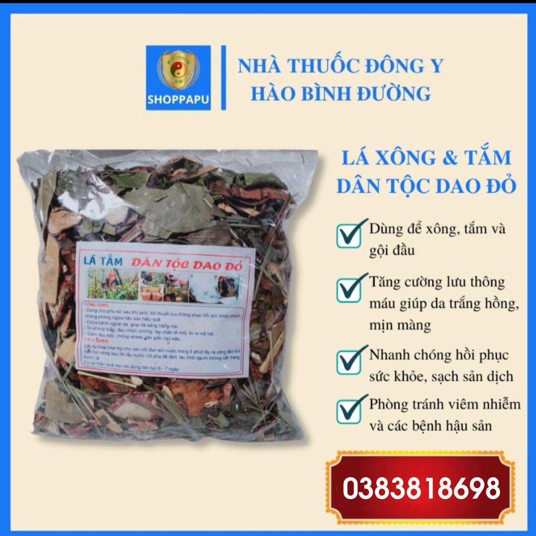 Lá Xông Tắm Sau Sinh Dân Tộc Dao Đỏ