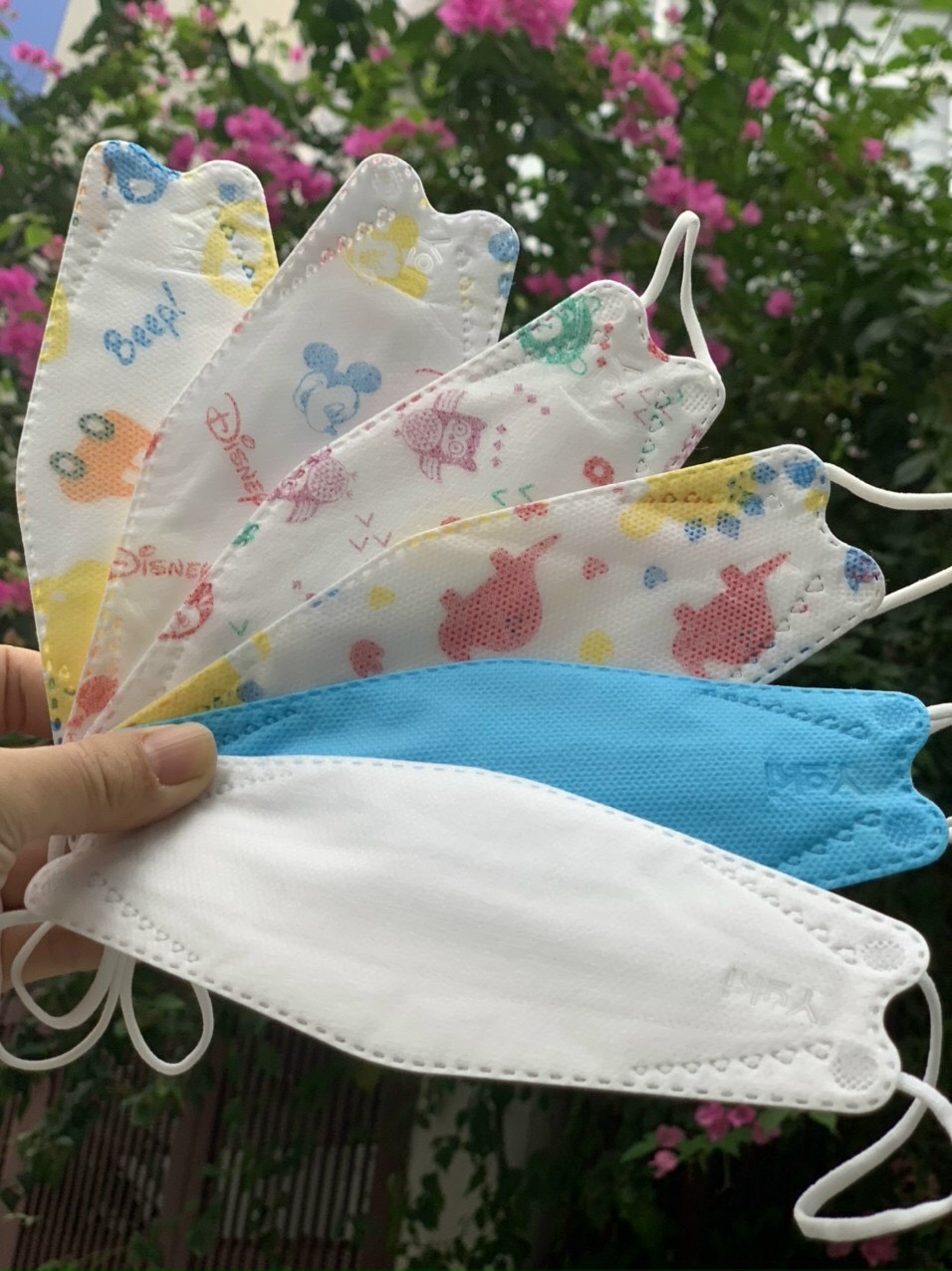 [HCM]  khẩu trang 4D Yoki (Yuki) trẻ em 6cái/bịch trắng