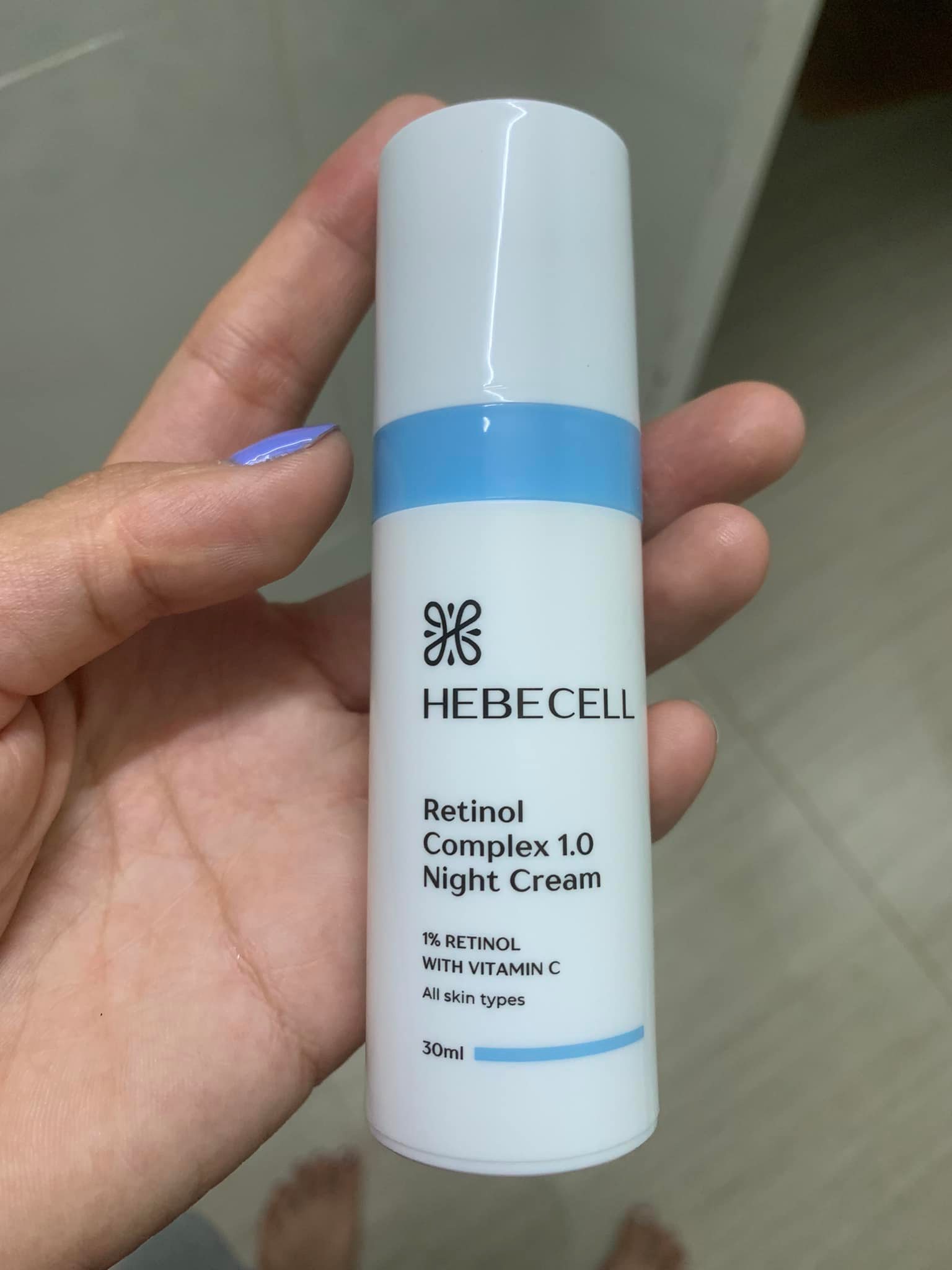 Kem dưỡng Hebecell Retinol Complex 1.0 Night Cream