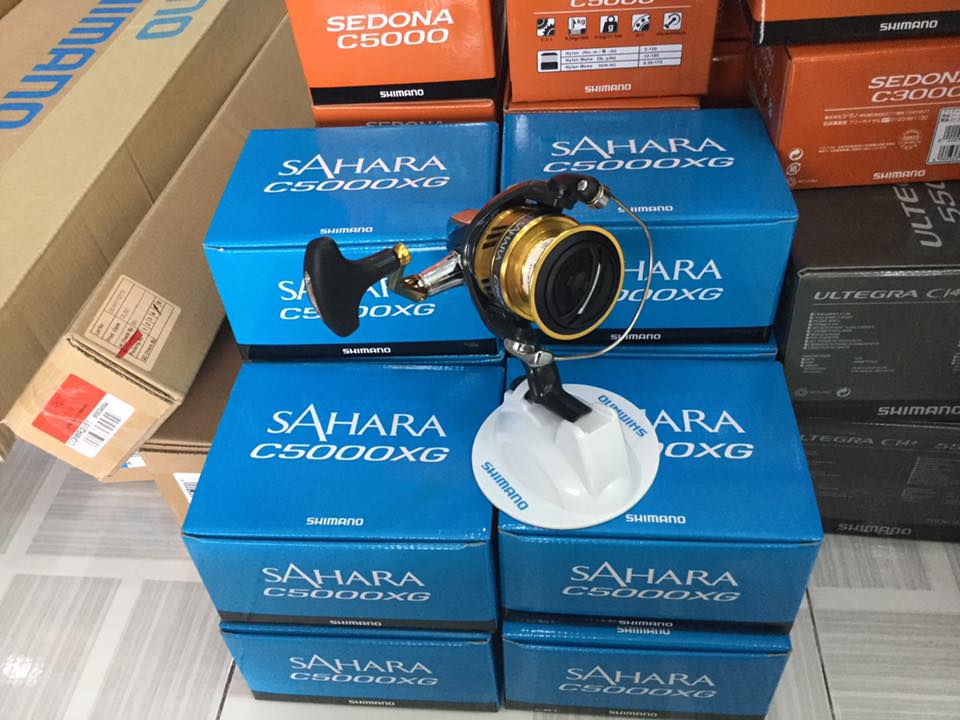 Máy Câu Cá Shimano 2017 Sahara C5000XG - Máy Đứng