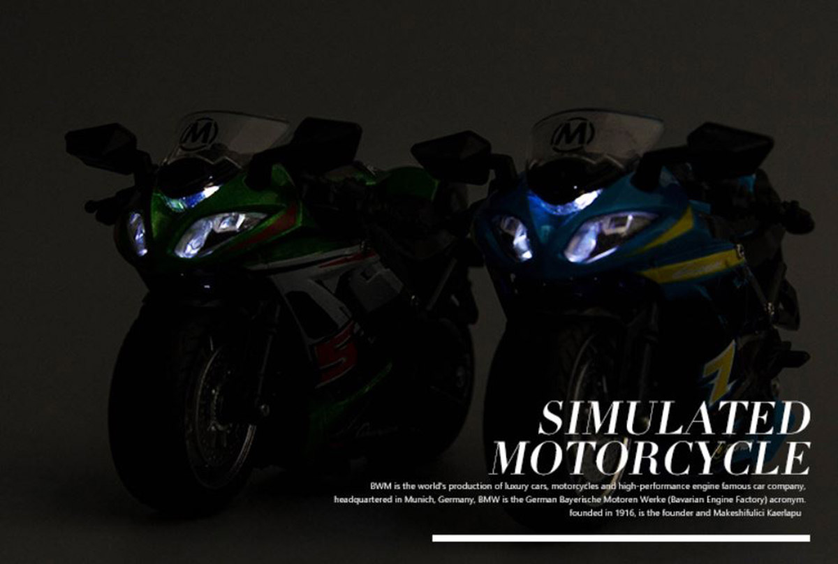 Mô hình Moto kim loại Racing Devil tỷ lệ 1:14