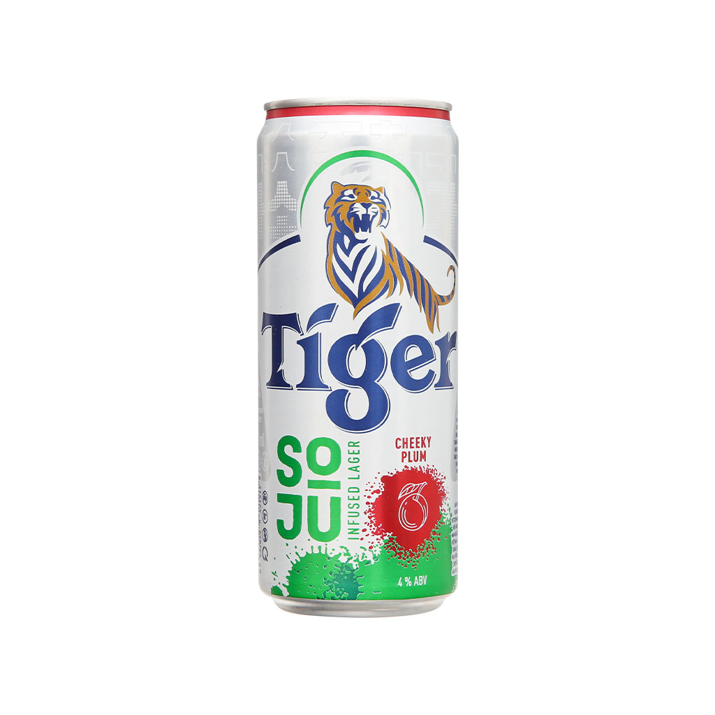 [Siêu thị WinMart] - Bia Tiger Soju Cherry lon sleek 330ml
