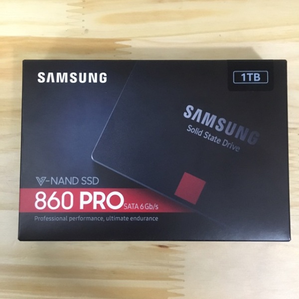 SSD Samsung 860 Pro - 256GB/512GB/1TB