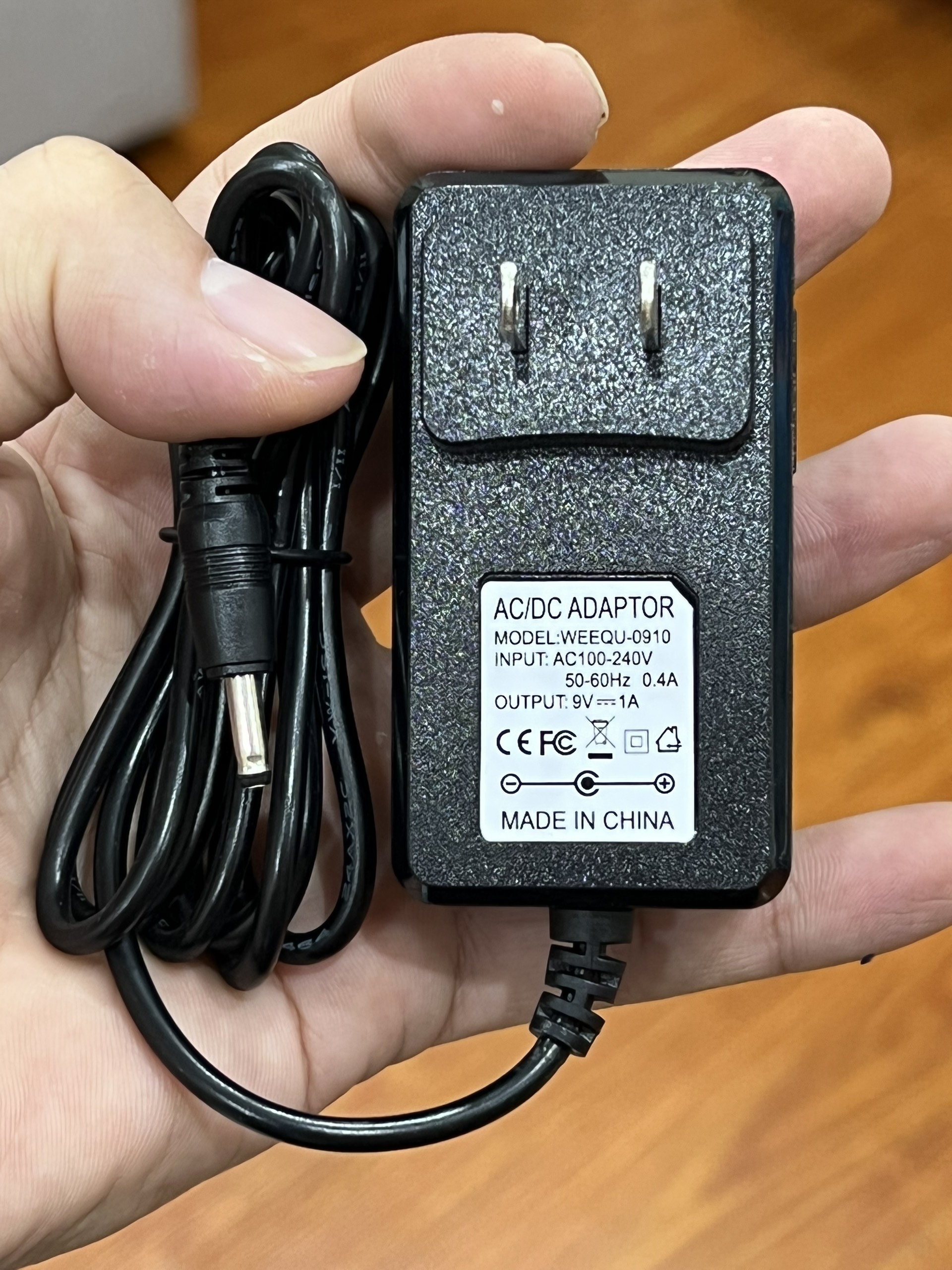 Sạc nguồn máy pos pax s90 9v 1a