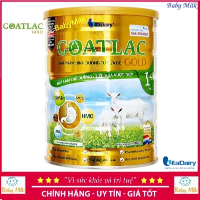 Sữa dê Goatlac gold 1+ 800g dành cho trẻ từ 1-2 tuổi