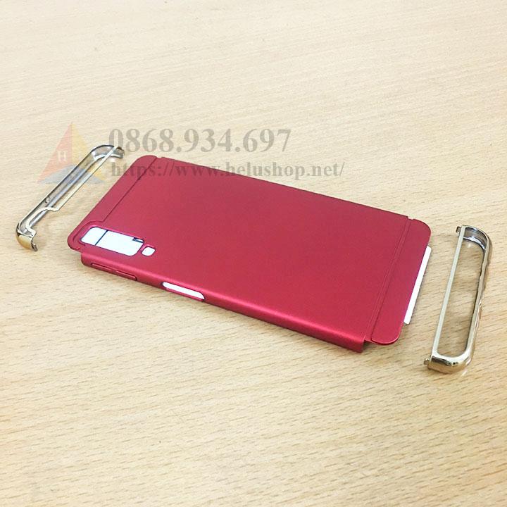 Ốp lưng Samsung Galaxy A7 2018 (A750) 3 mảnh (Màu đỏ)