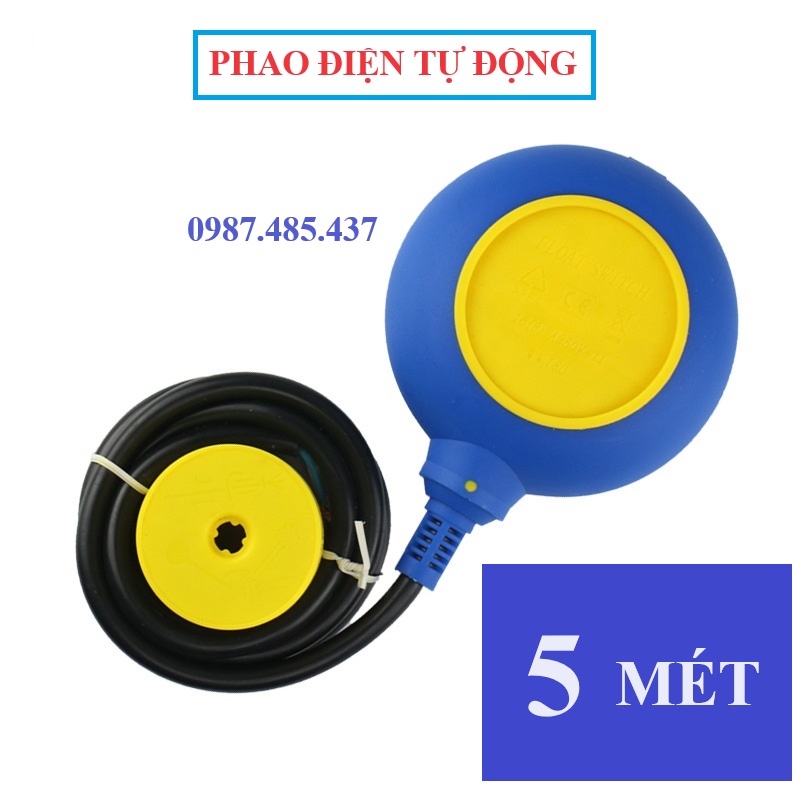 Phao điện bơm nước chống cạn chống tràn 3m-5m