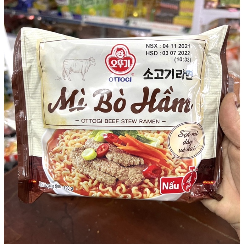 Mì Bò Hầm Ottogi Gói 120G