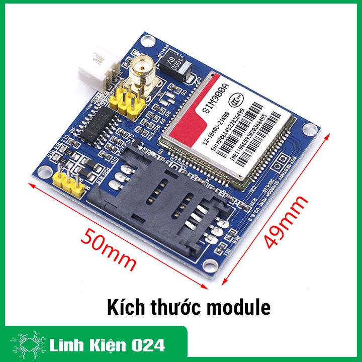 Module SIM 900A GSM GPRS TC35I tích hợp khe sim