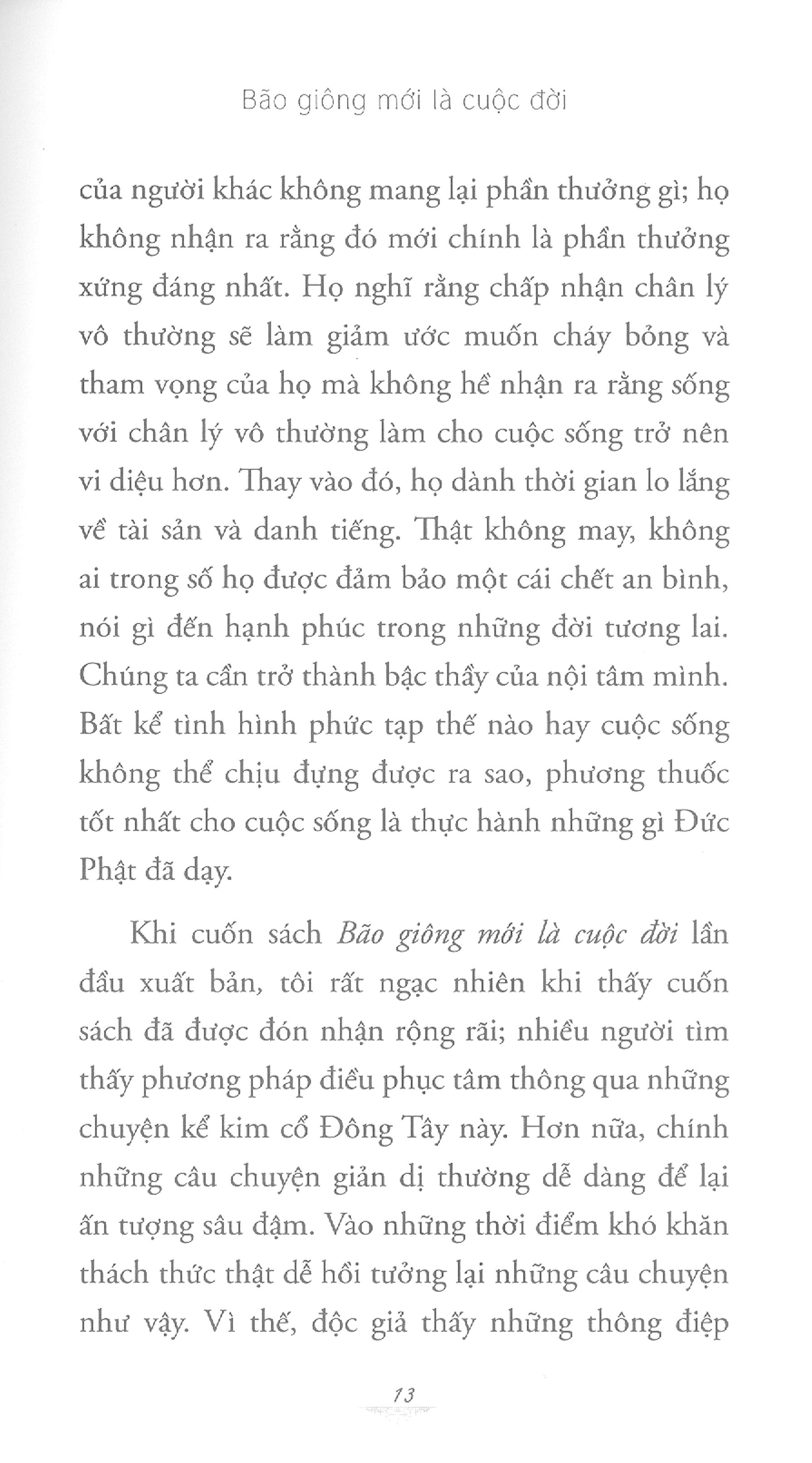 Bão Giông Mới Là Cuộc Đời