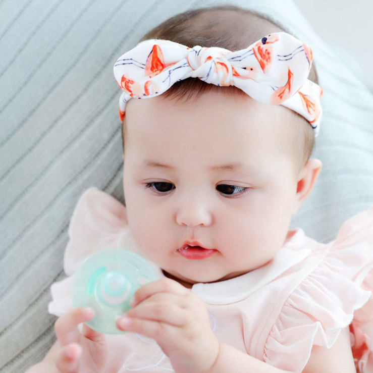 (BD01TE) Set 3 băng đô phối nơ cho bé gái