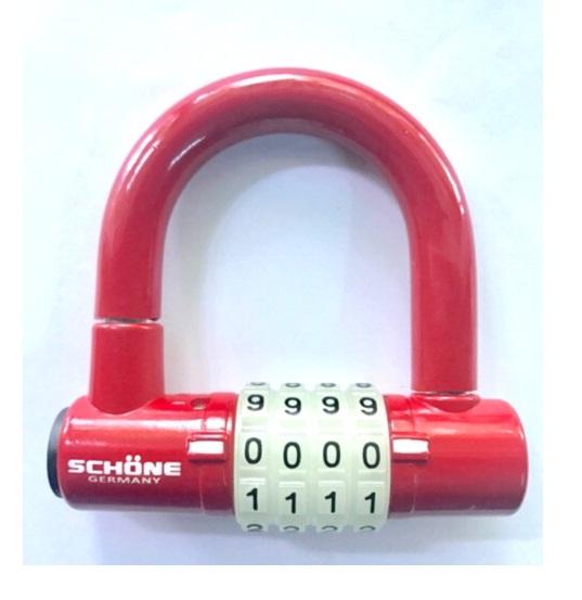 Ổ KHÓA SỐ DẠ QUANG SCHONE SC-801 CAO CẤP ( ĐEN - ĐỎ - VÀNG )