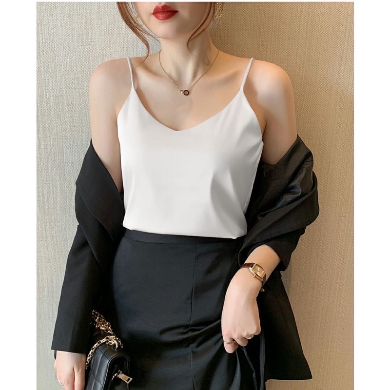 Áo 2 dây lụa sang chảnh